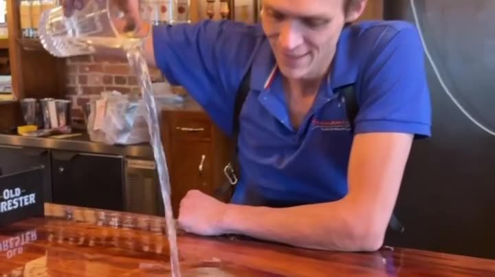 Behind the counter at Hanami Sushi in Sarasota, from a Siesta Media reel