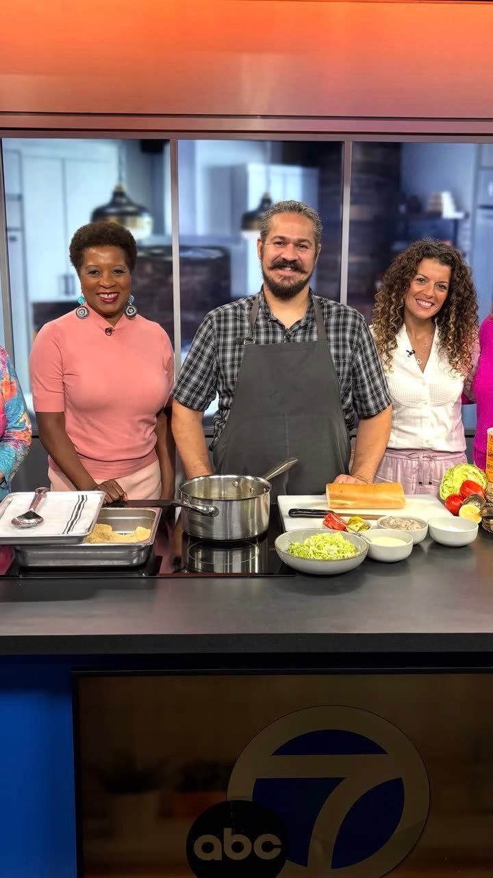 The Lucky 8 SRQ team on ABC 7 after the Michelin Bib Gourmand